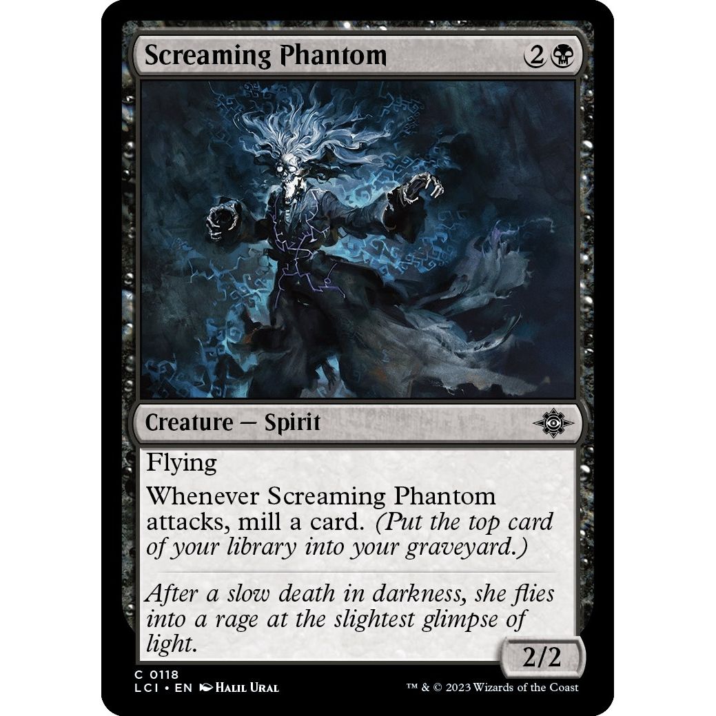 Image for Screaming Phantom (118) (LCI) - Magic: The Gathering