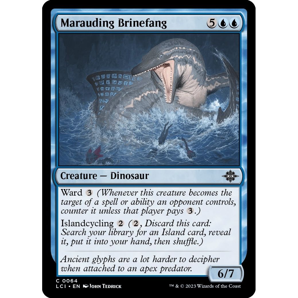 Image for Marauding Brinefang (64) (LCI) - Magic: The Gathering