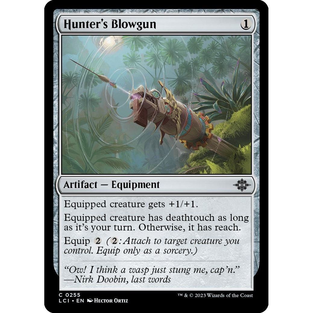 Image for Hunter's Blowgun (255) (LCI) - Magic: The Gathering
