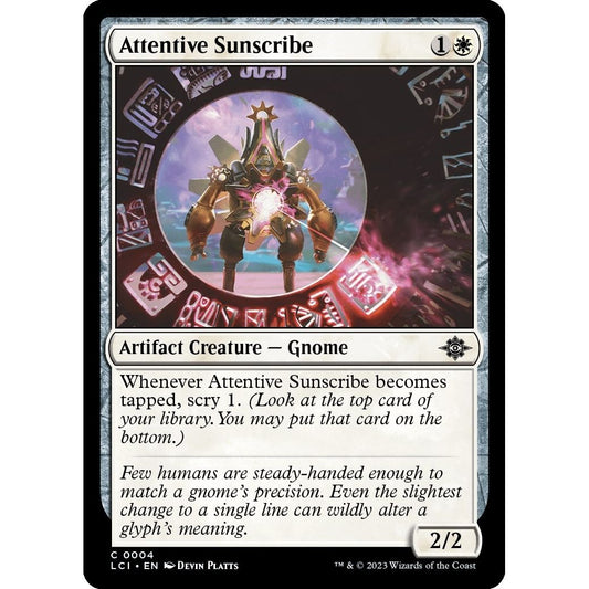 Image for Attentive Sunscribe (4) (LCI) - Magic: The Gathering