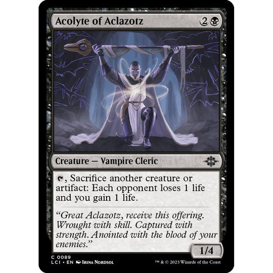 Image for Acolyte of Aclazotz (89) (LCI) - Magic: The Gathering