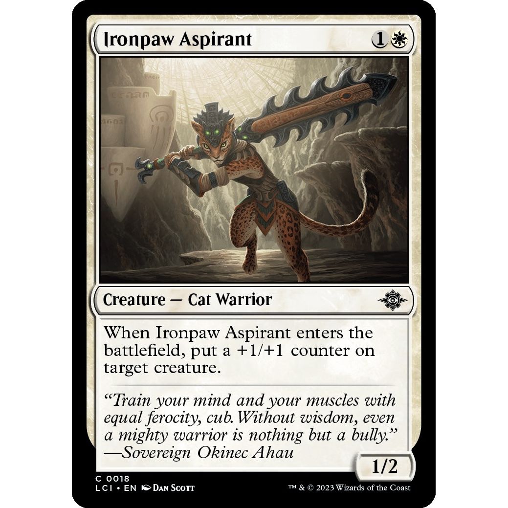 Image for Ironpaw Aspirant (18) (LCI) - Magic: The Gathering