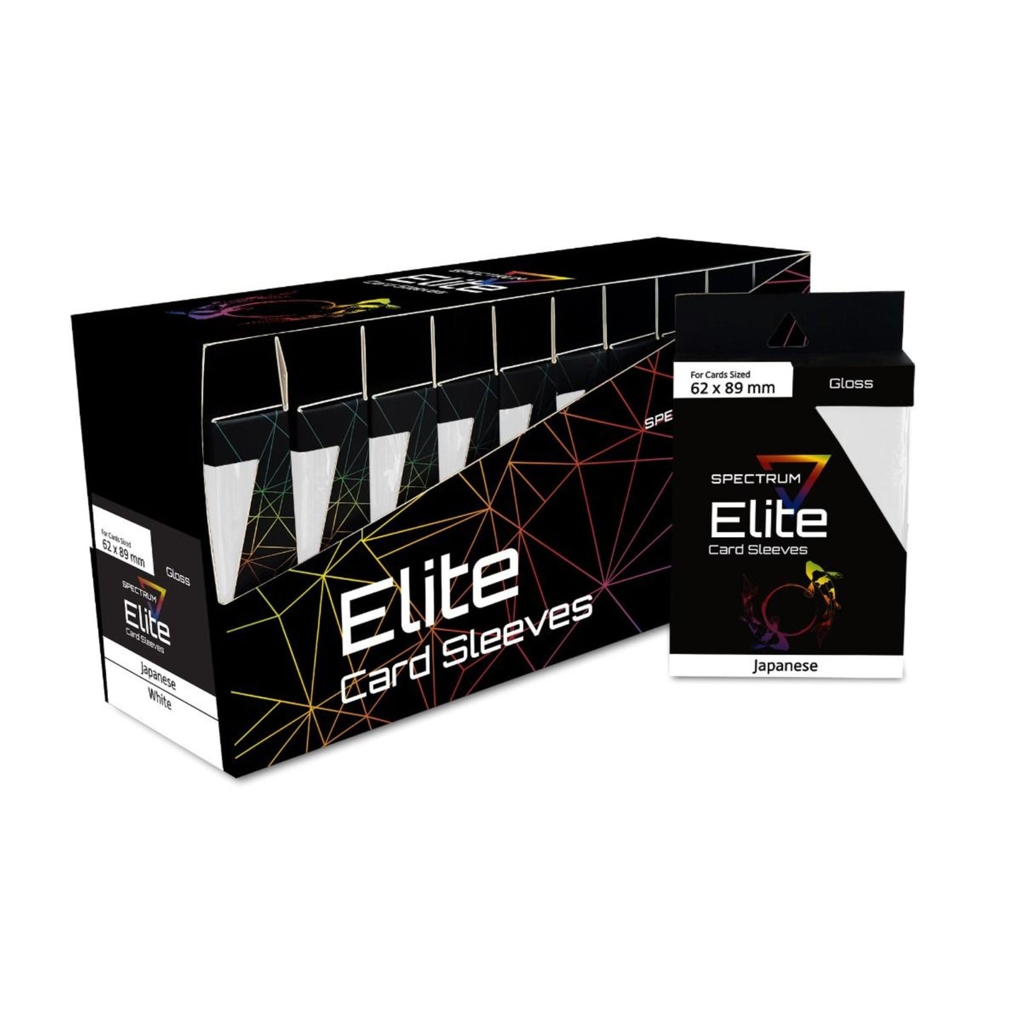 Image for BCW Elite2 Deck Guards - Glossy Small - Shelf Display (White) - Card Sleeves