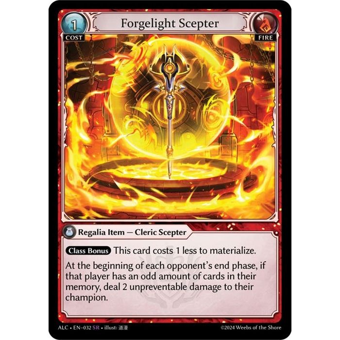 Image for Forgelight Scepter (032) (ALC) - Grand Archive TCG