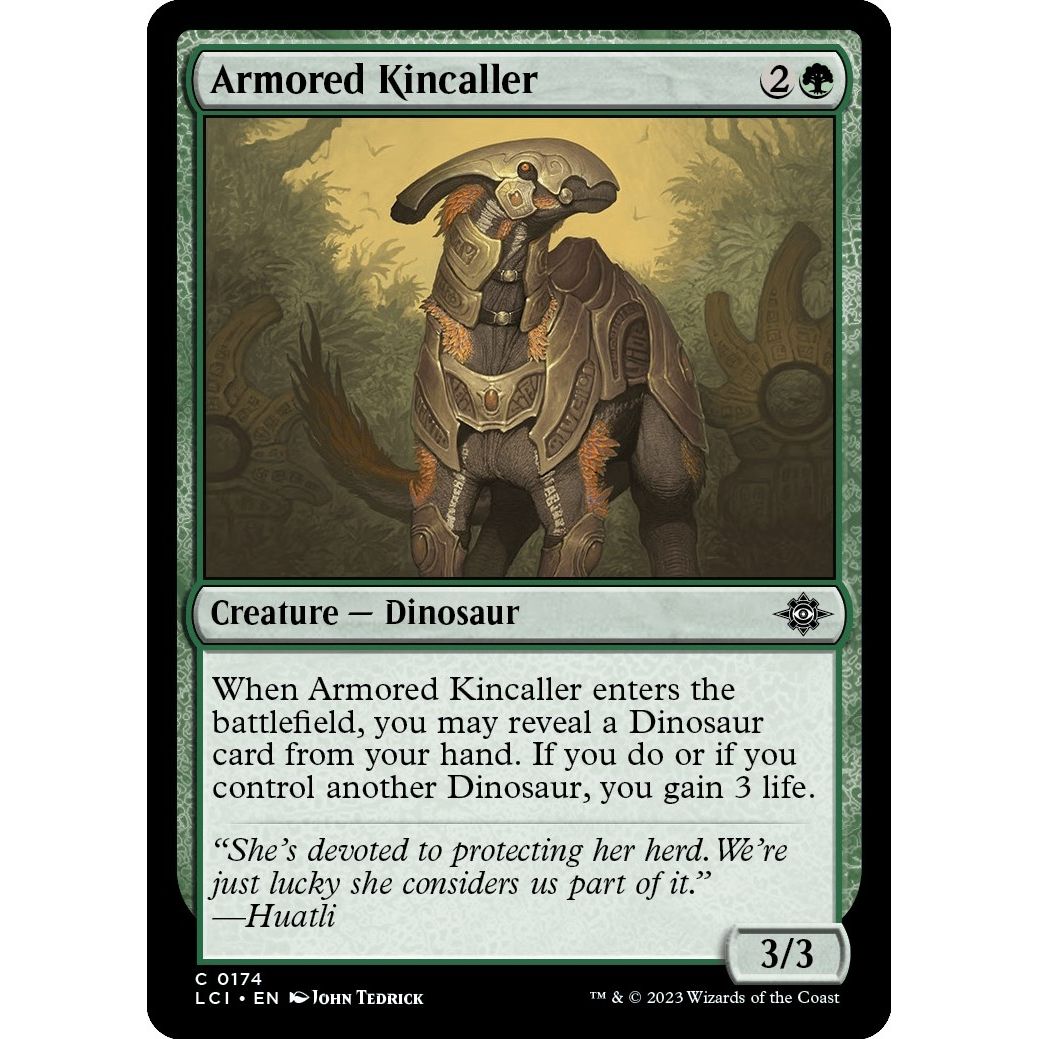 Image for Armored Kincaller (174) (LCI) - Magic: The Gathering