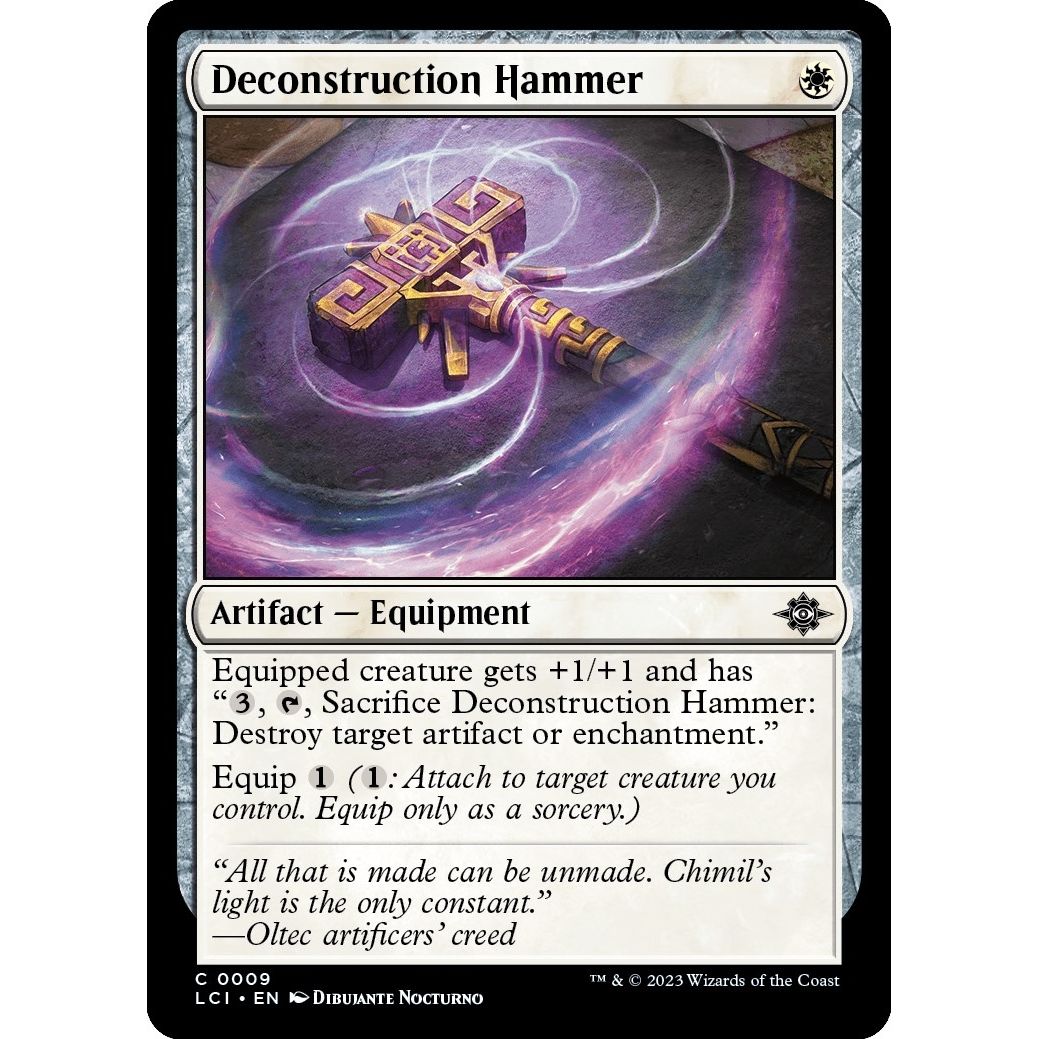 Image for Deconstruction Hammer (9) (LCI) - Magic: The Gathering