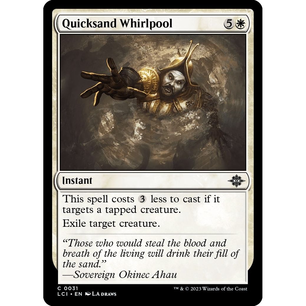 Image for Quicksand Whirlpool (31) (LCI) - Magic: The Gathering