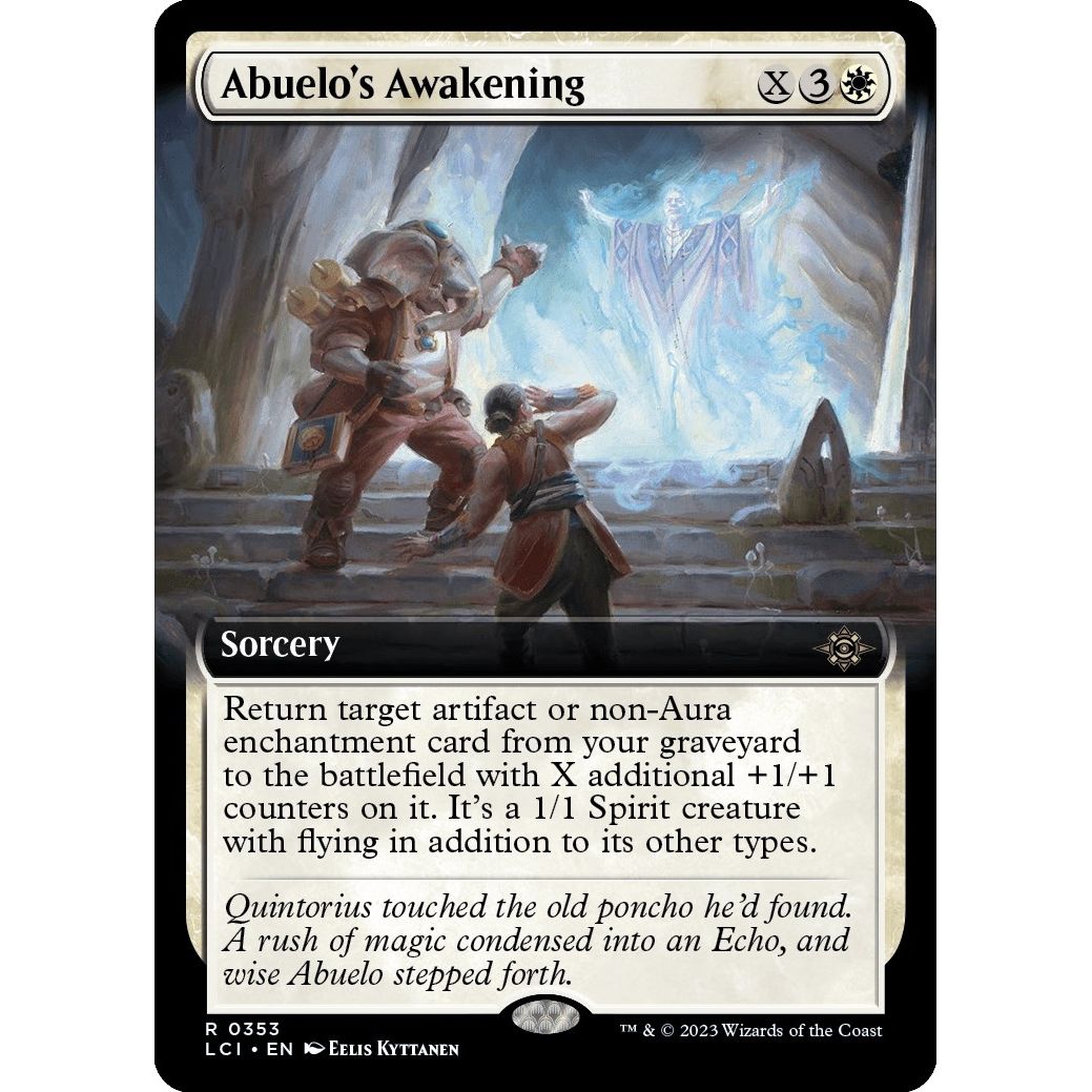 Image for Abuelo's Awakening (Extended Art) (353) (LCI) - Magic: The Gathering
