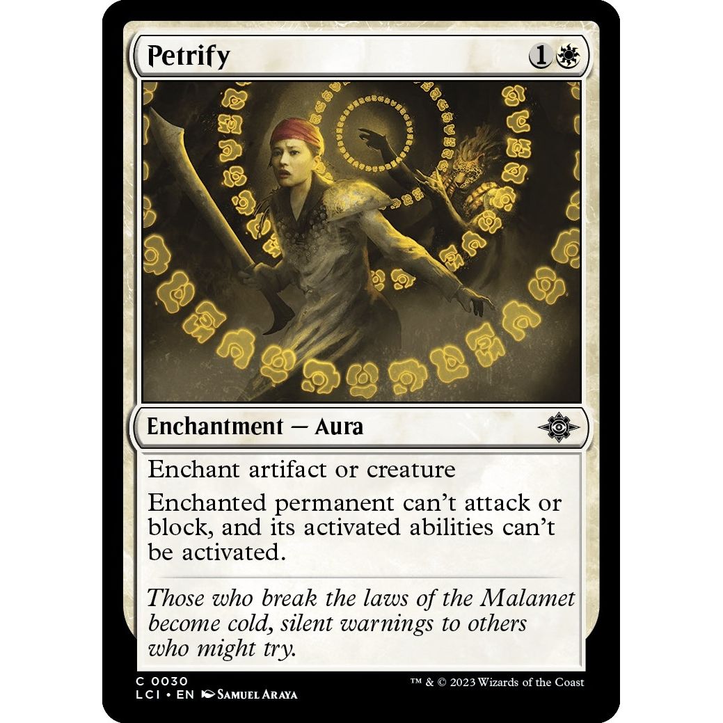 Image for Petrify (30) (LCI) - Magic: The Gathering