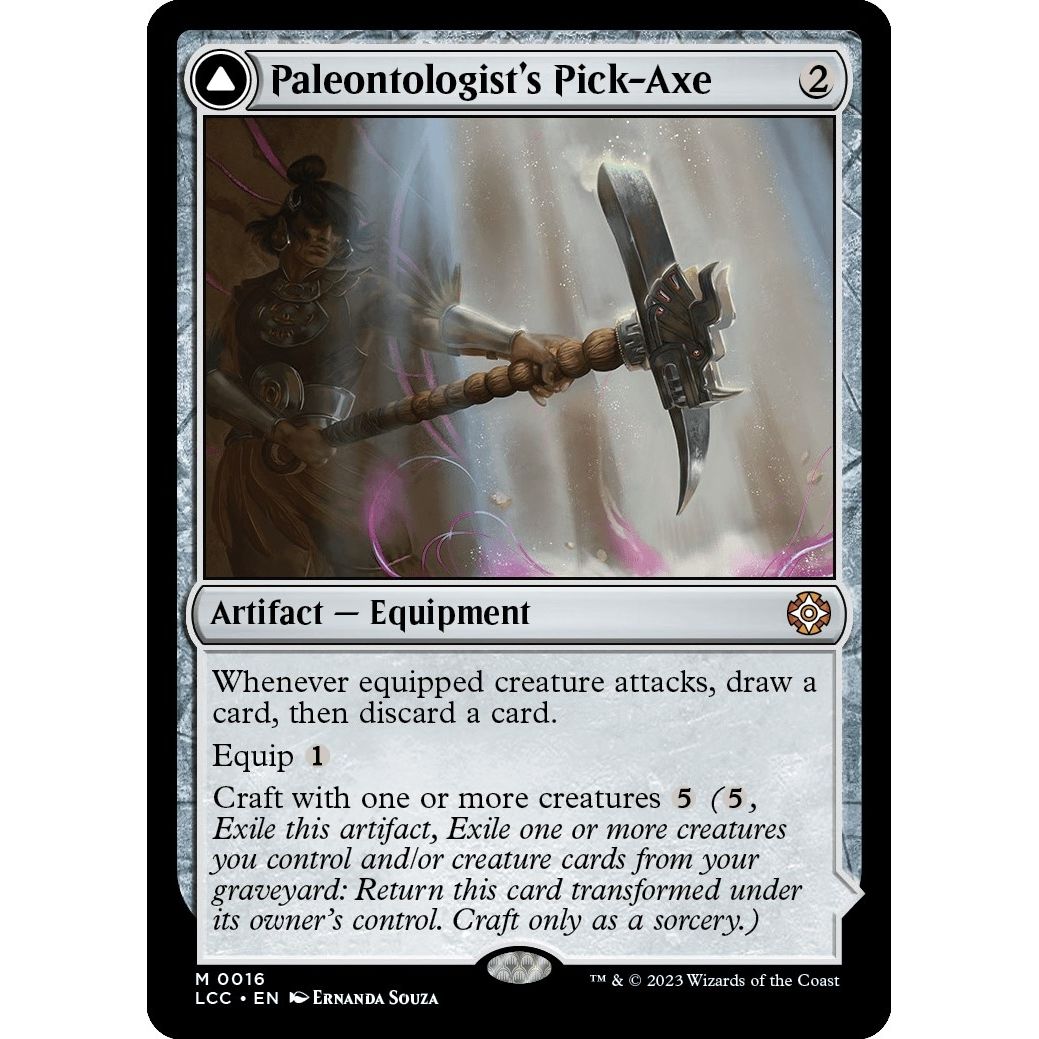 Image for Paleontologist's Pick-Axe (16) (LCC) - Magic: The Gathering