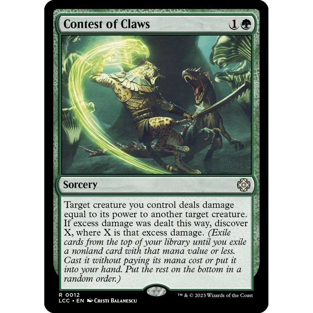 Image for Contest of Claws (12) (LCC) - Magic: The Gathering