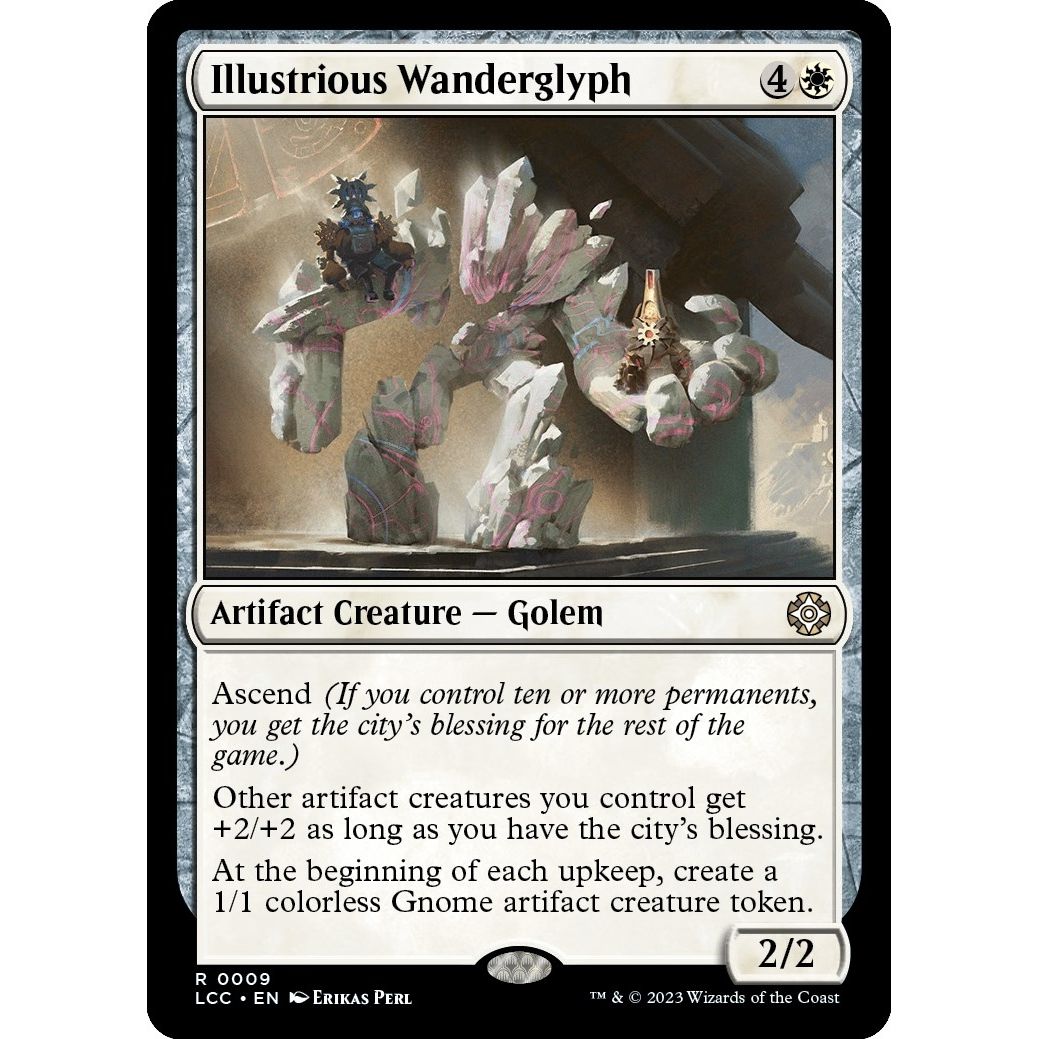 Image for Illustrious Wanderglyph (9) (LCC) - Magic: The Gathering