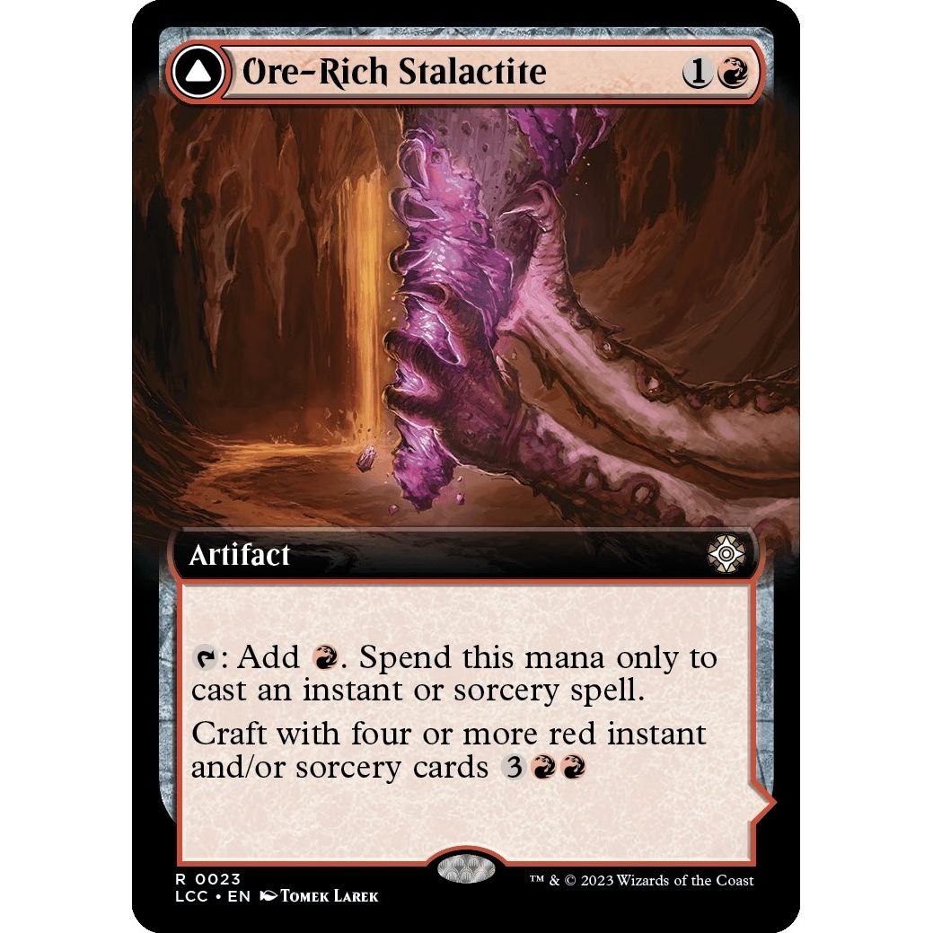 Image for Ore-Rich Stalactite (Extended Art) (23) (LCC) - Magic: The Gathering
