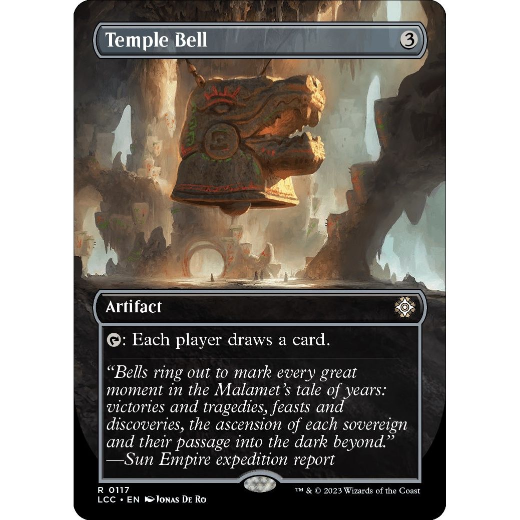 Image for Temple Bell (Borderless) (117) (LCC) - Magic: The Gathering