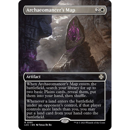 Image for Archaeomancer's Map (Borderless) (101) (LCC) - Magic: The Gathering