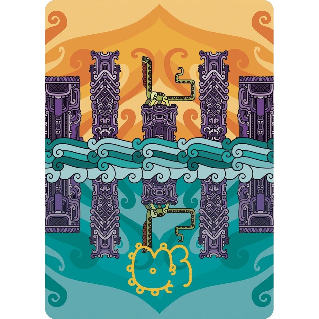 Image for Echoing Deeps Art Card (Gold-Stamped Signature) (64) (ASLCI) - Magic: The Gathering