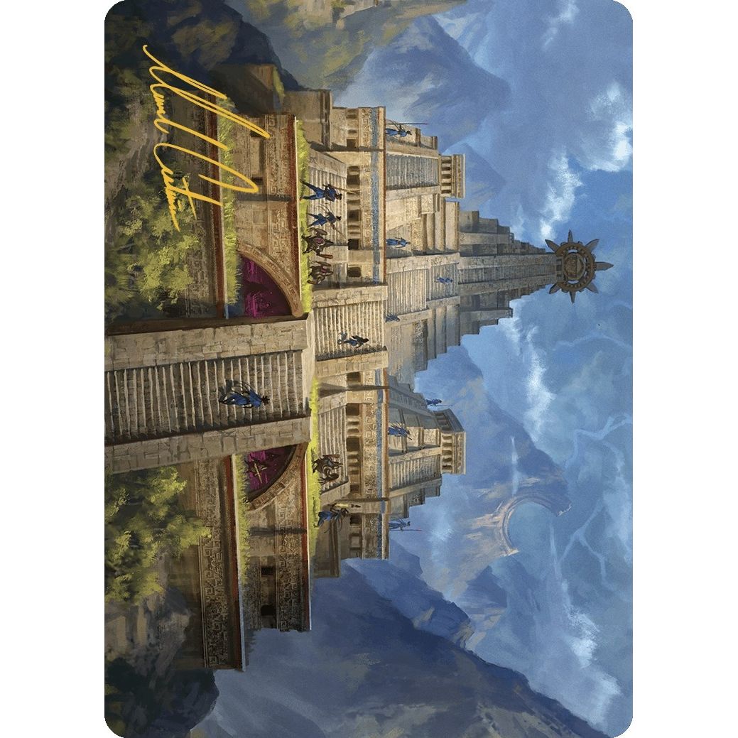 Image for Barracks of the Thousand Art Card (Gold-Stamped Signature) (6) (ASLCI) - Magic: The Gathering