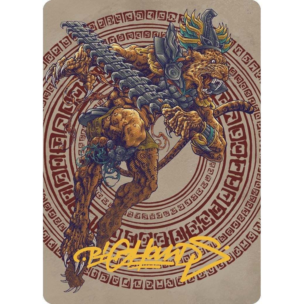Image for Sovereign Okinec Ahau Art Card (Gold-Stamped Signature) (53) (ASLCI) - Magic: The Gathering