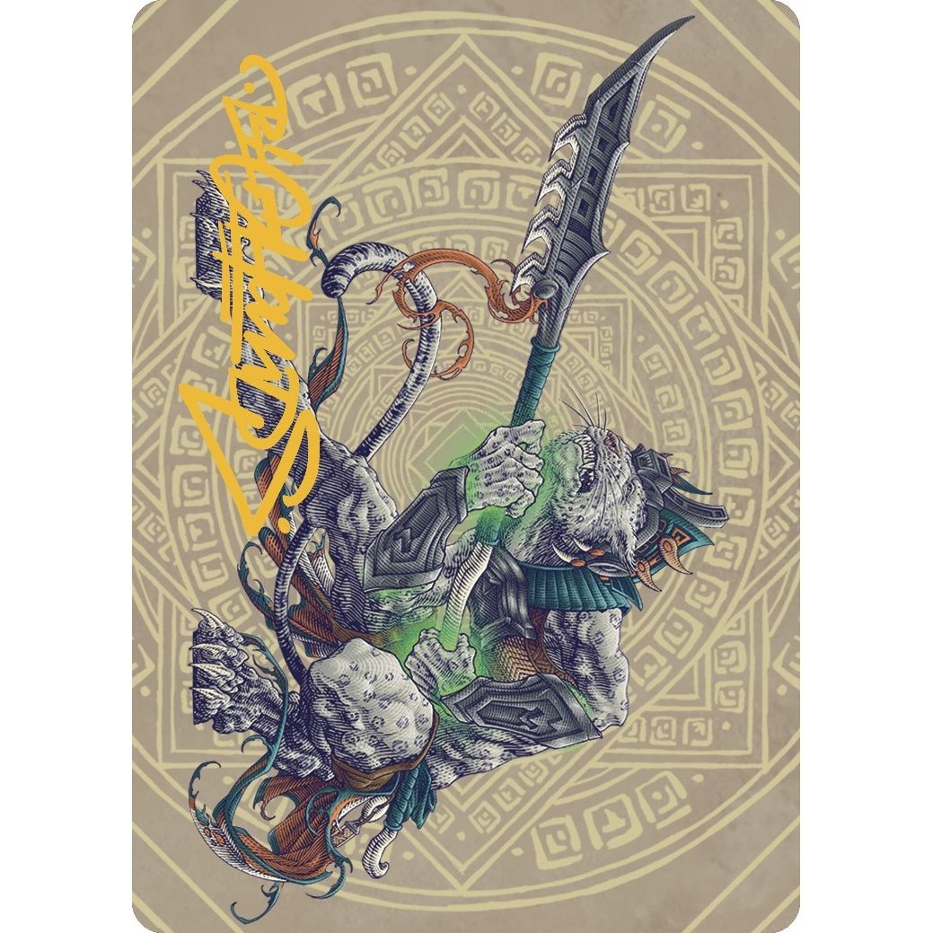 Image for Kutzil, Malamet Exemplar Art Card (Gold-Stamped Signature) (50) (ASLCI) - Magic: The Gathering