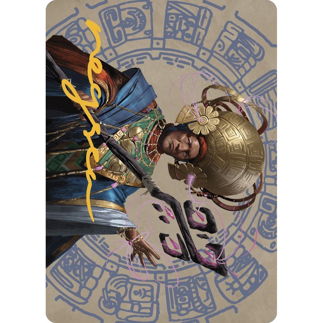 Image for Akal Pakal, First Among Equals Art Card (46/81) (Gold-Stamped Signature) (46) (ASLCI) - Magic: The Gathering