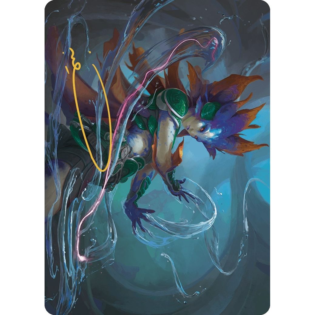 Image for Nicanzil, Current Conductor Art Card (Gold-Stamped Signature) (36) (ASLCI) - Magic: The Gathering