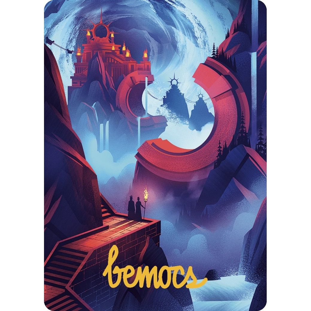 Image for Mountain Art Card (Gold-Stamped Signature) (45) (ASLCI) - Magic: The Gathering