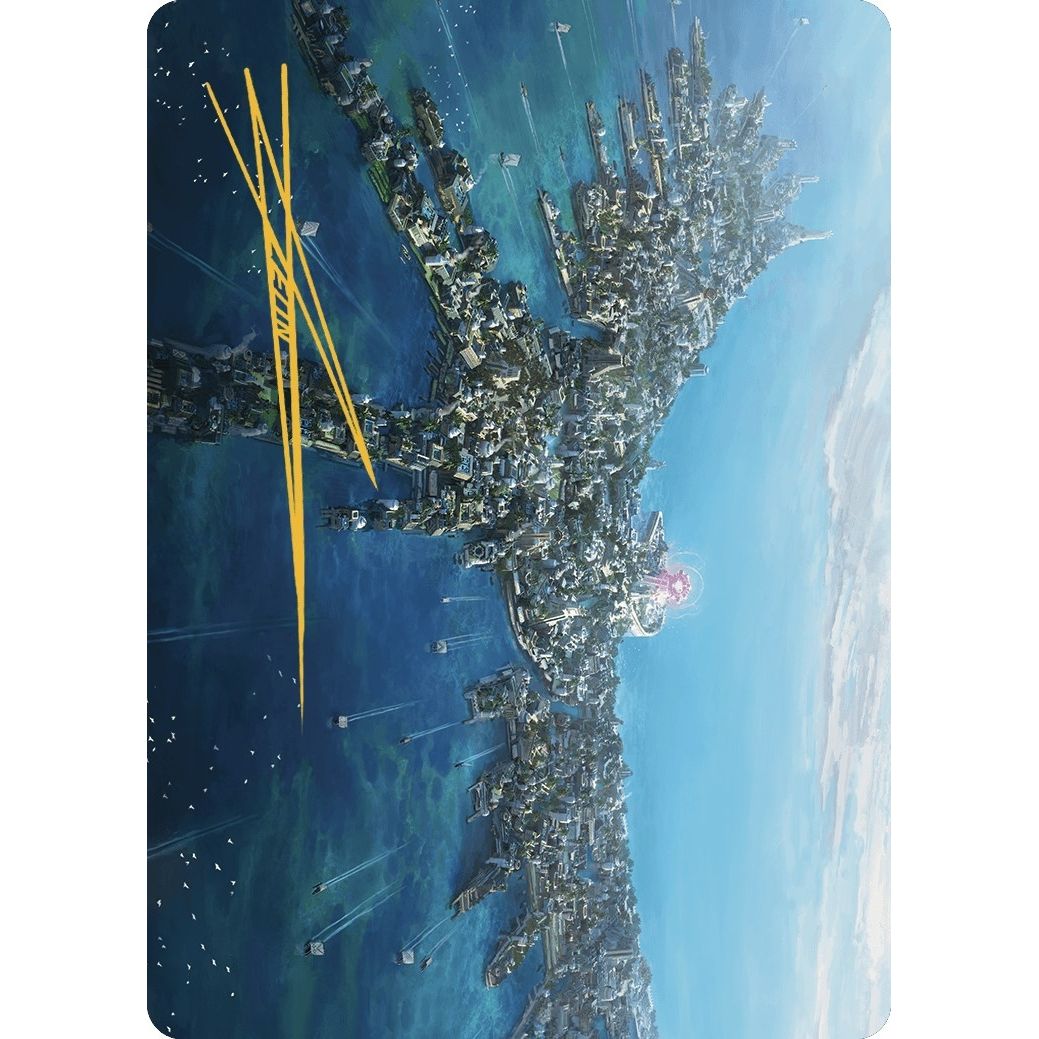 Image for Restless Anchorage Art Card (Gold-Stamped Signature) (42) (ASLCI) - Magic: The Gathering