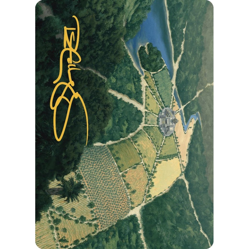 Image for Restless Prairie Art Card (Gold-Stamped Signature) (43) (ASLCI) - Magic: The Gathering