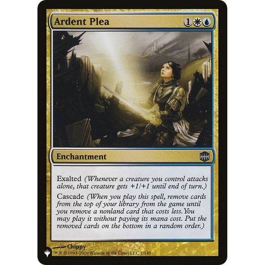 Image for Ardent Plea (1/145) (LIST) - Magic: The Gathering