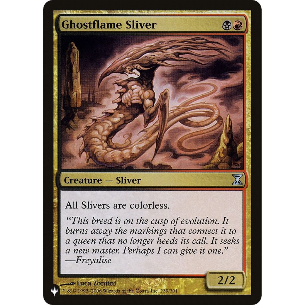 Image for Ghostflame Sliver (239/301) (LIST) - Magic: The Gathering