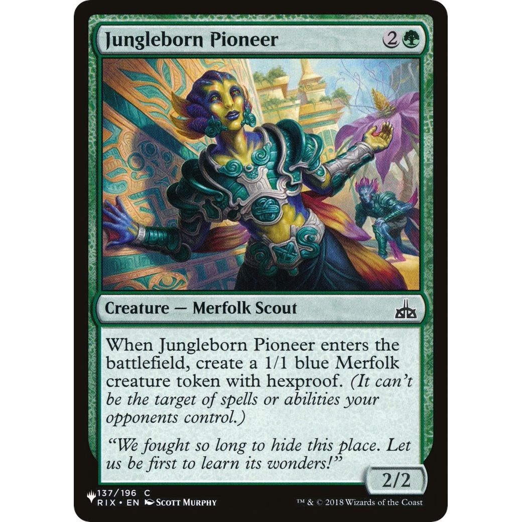 Image for Jungleborn Pioneer (137/196) (LIST) - Magic: The Gathering