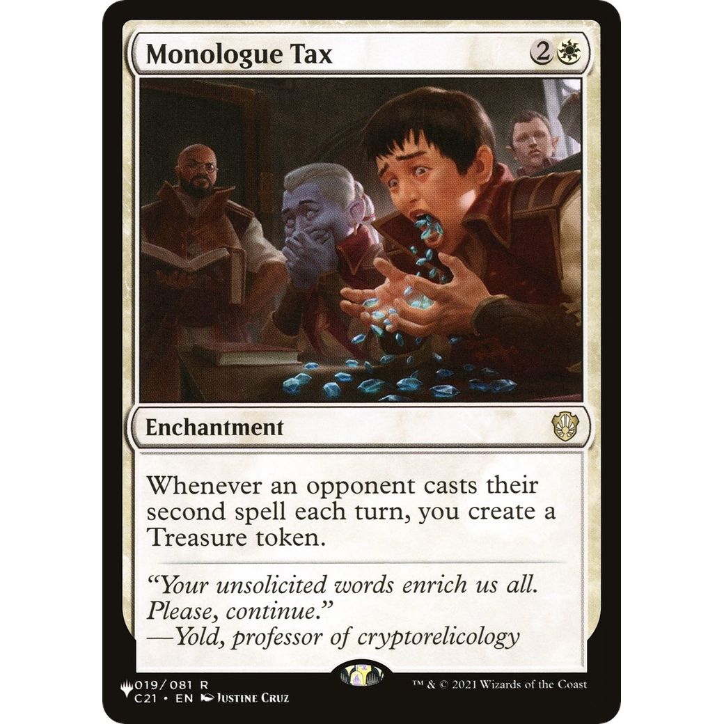 Image for Monologue Tax (019/081) (LIST) - Magic: The Gathering