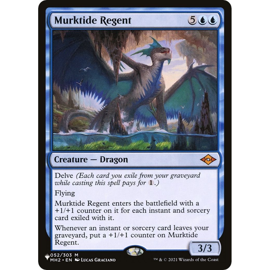 Image for Murktide Regent (052/303) (LIST) - Magic: The Gathering
