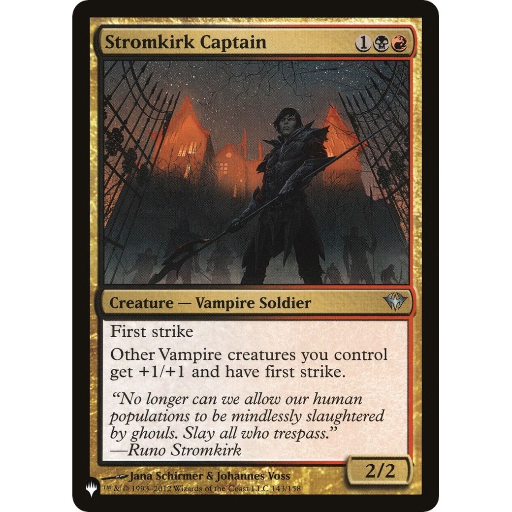 Image for Stromkirk Captain (143/158) (LIST) - Magic: The Gathering