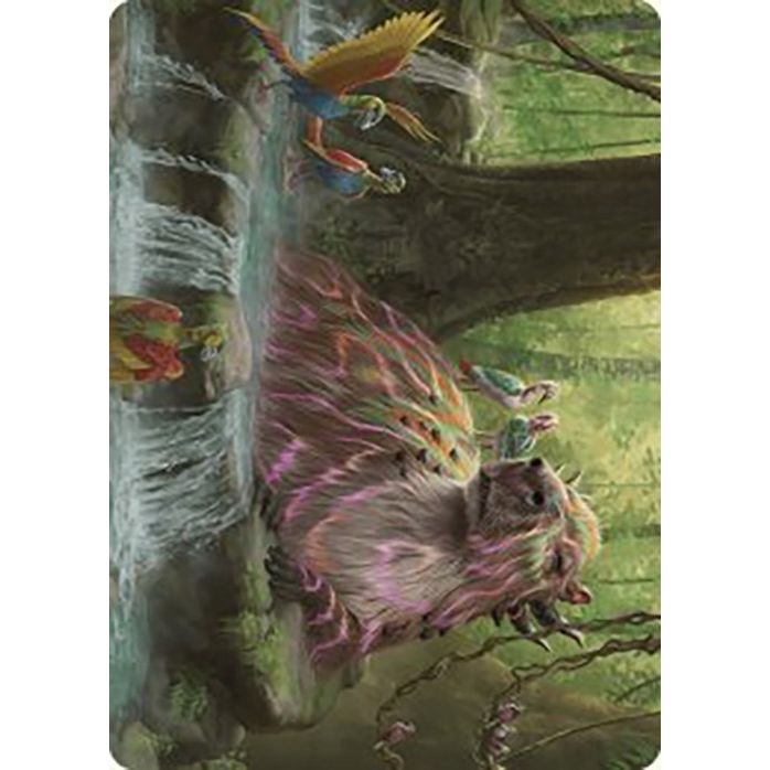 Image for Basking Capybara Art Card (22) (ASLCI) - Magic: The Gathering