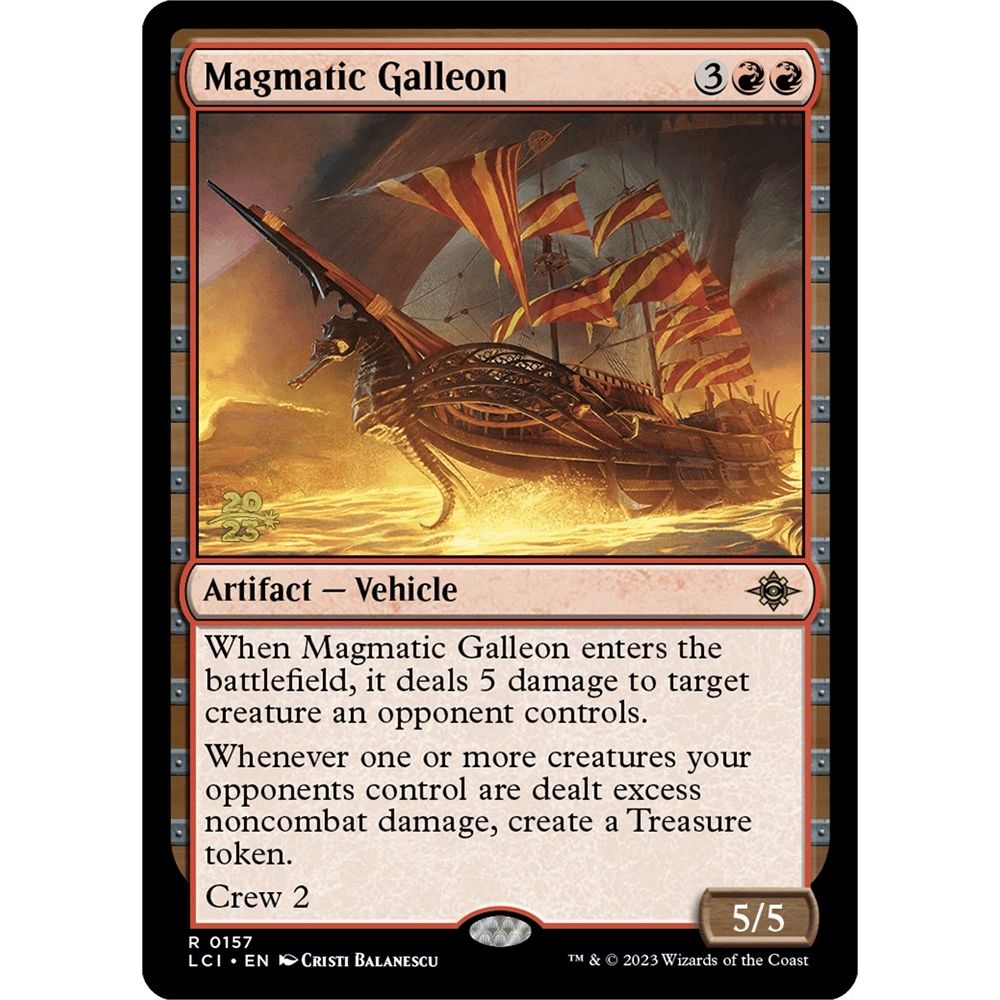 Image for Magmatic Galleon (157) (PRE) - Magic: The Gathering