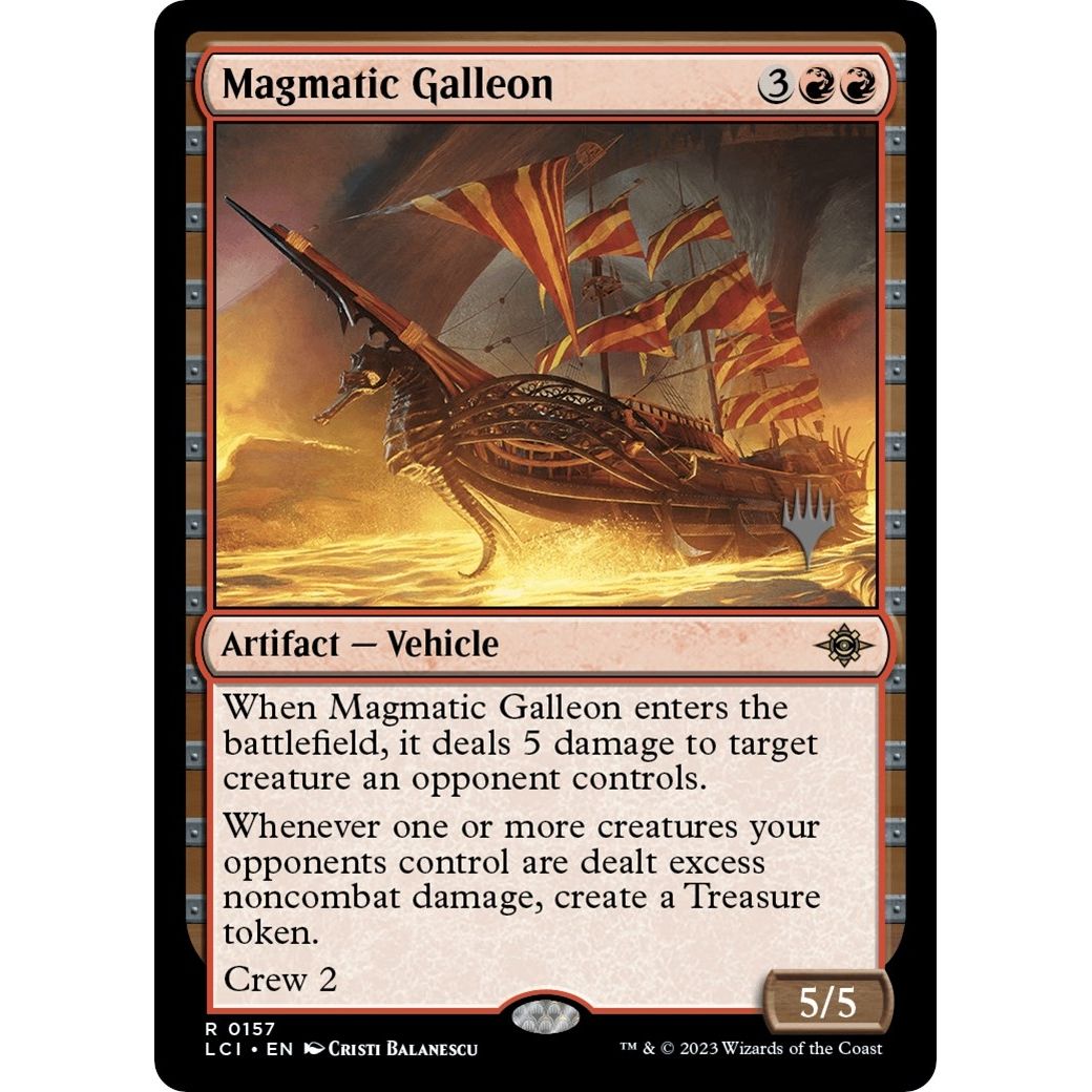 Image for Magmatic Galleon (157) (PPLCI) - Magic: The Gathering