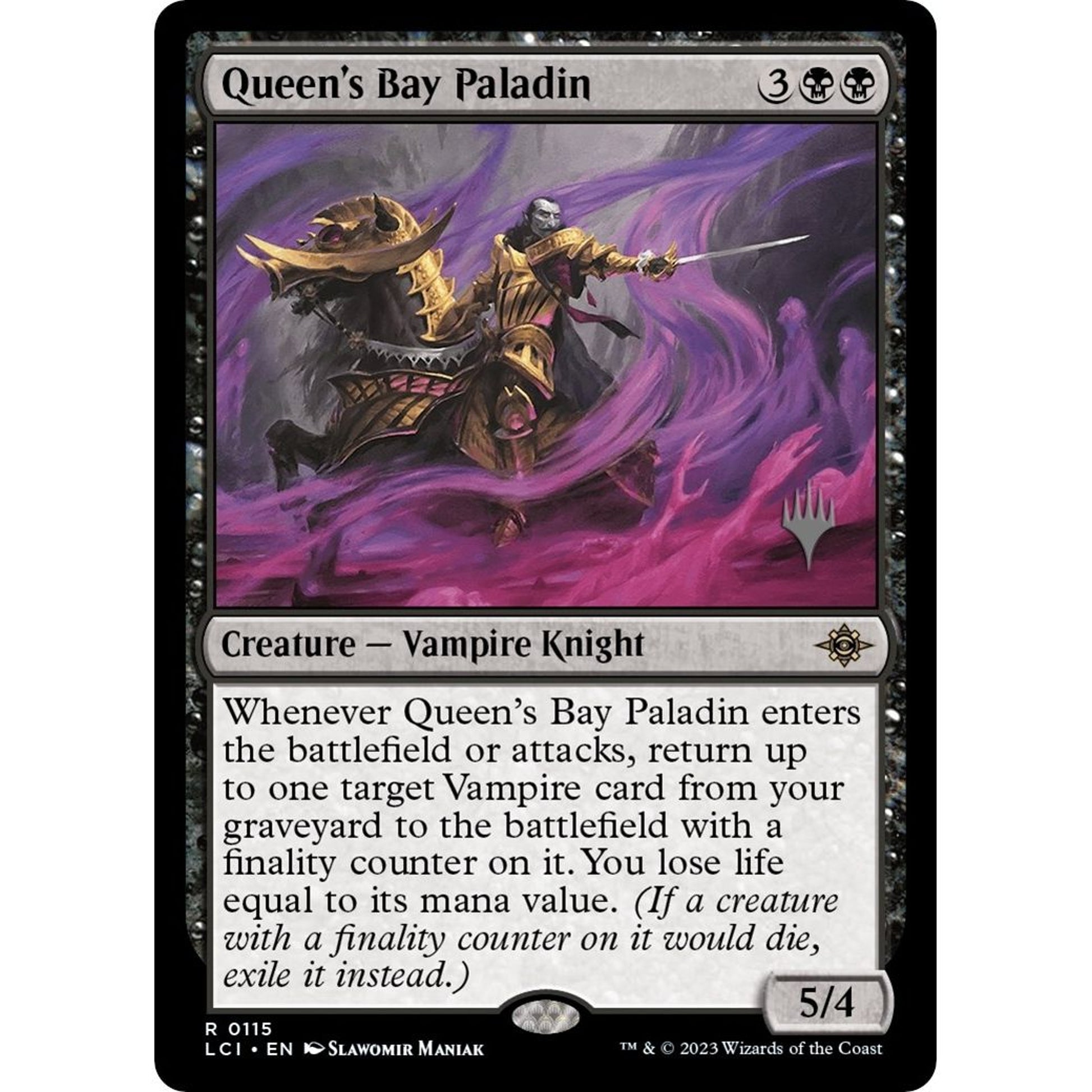 Image for Queen's Bay Paladin (115) (PPLCI) - Magic: The Gathering