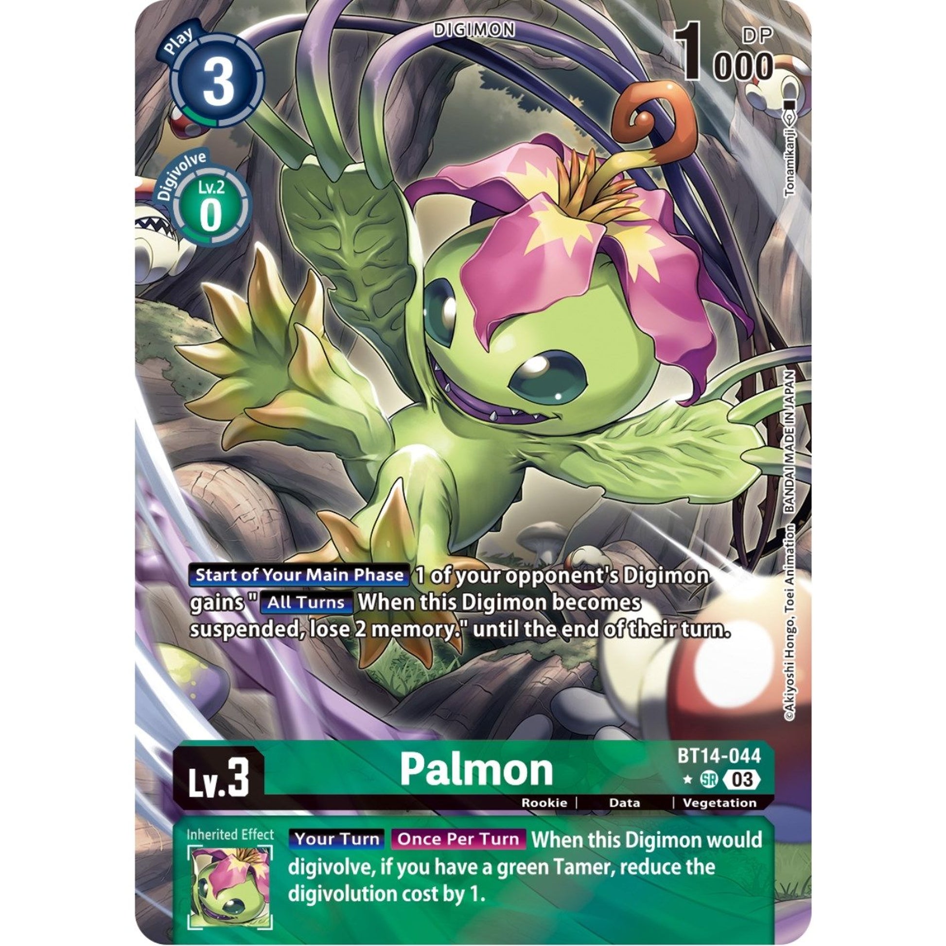 Image for Palmon (Alternate Art) (BT14-044 SR) (BT14) - Digimon Card Game