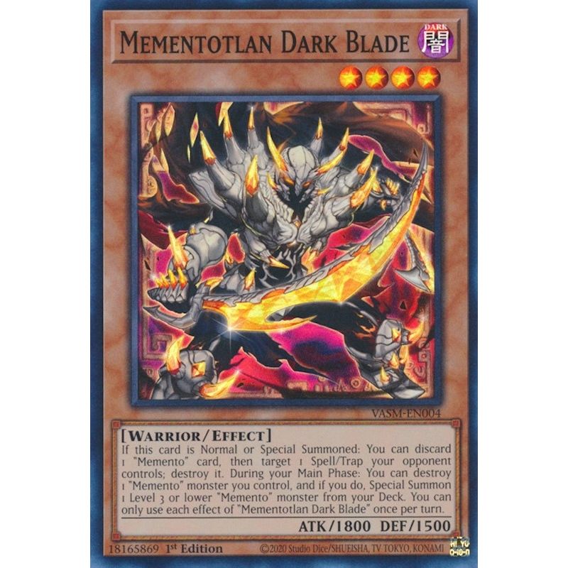 Image for Mementotlan Dark Blade (VASM-EN004) (VASM) - YuGiOh
