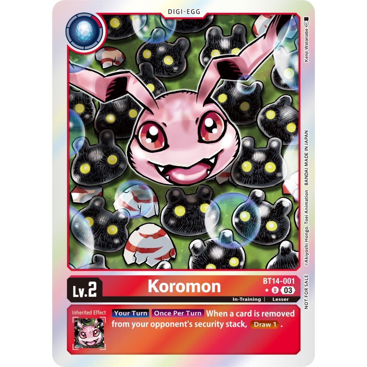 Image for Koromon (Blast Ace Box Promotion Pack) (BT14-001 U) (BT14) - Digimon Card Game