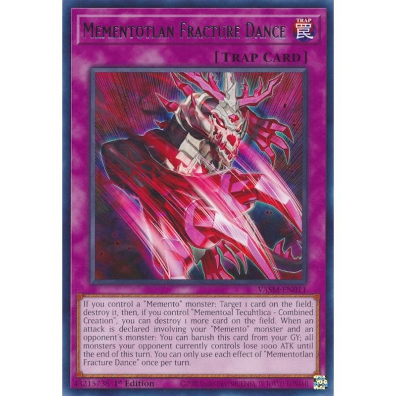 Image for Mementotlan Fracture Dance (VASM-EN011) (VASM) - YuGiOh