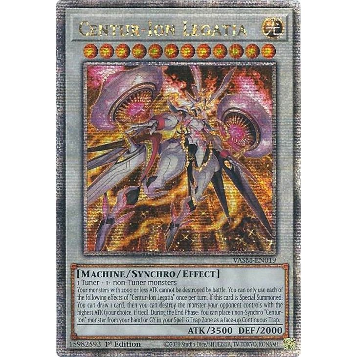 Image for Centur-Ion Legatia (Quarter Century Secret Rare) (VASM-EN019) (VASM) - YuGiOh