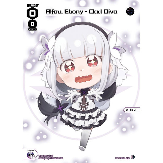 Image for Alfou, Ebony - Clad Diva (November 2023) (WXDi-P256[EN]) (WXDi-P) - WIXOSS