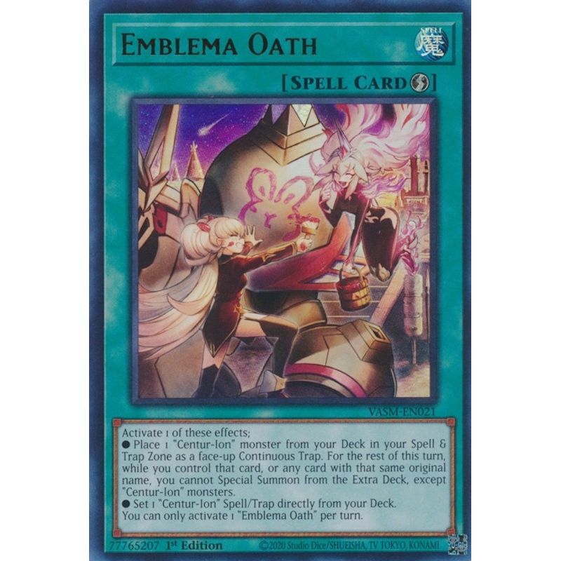 Image for Emblema Oath (VASM-EN021) (VASM) - YuGiOh