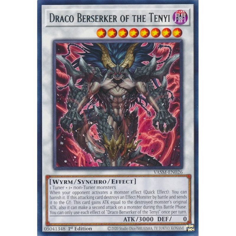 Image for Draco Berserker of the Tenyi (VASM-EN026) (VASM) - YuGiOh