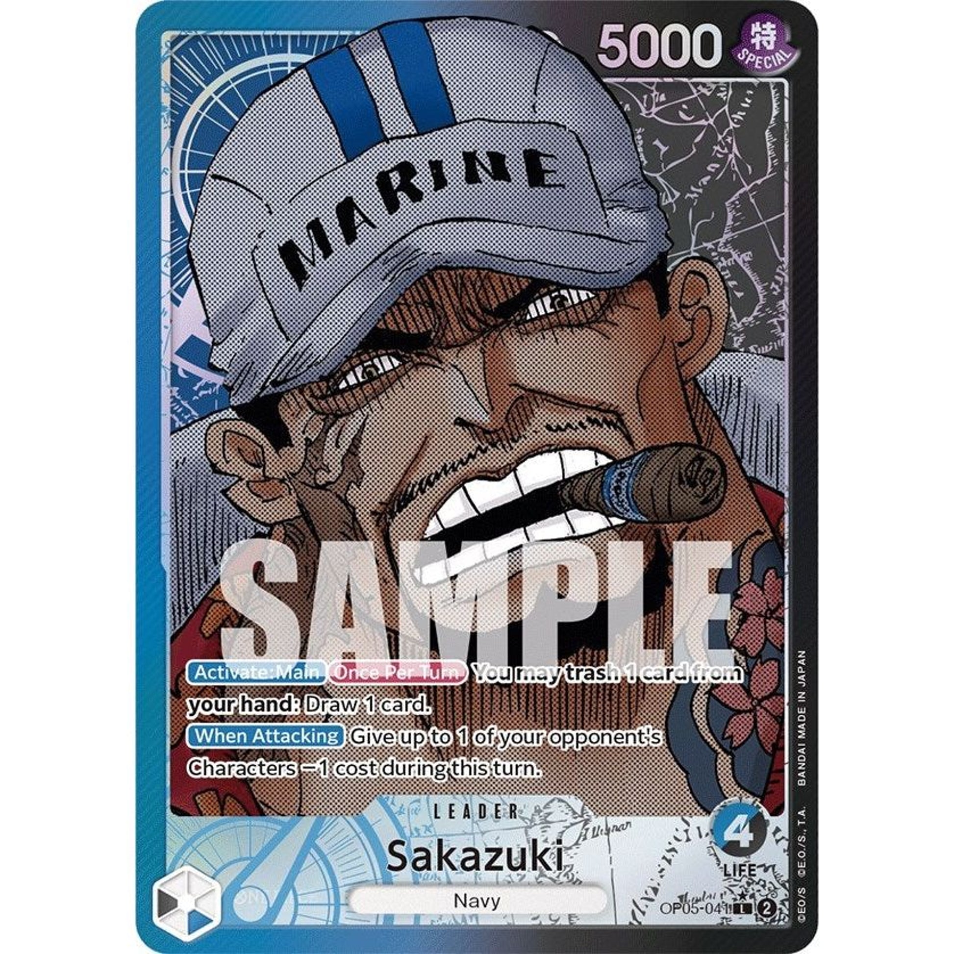 Image for Sakazuki (Alternate Art) (OP05-041) (OP05) - One Piece Card Game