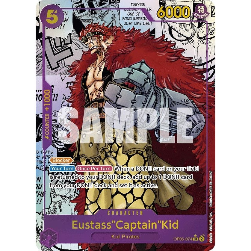Image for Eustass"Captain"Kid (Alternate Art) (Manga) (OP05-074) (OP05) - One Piece Card Game