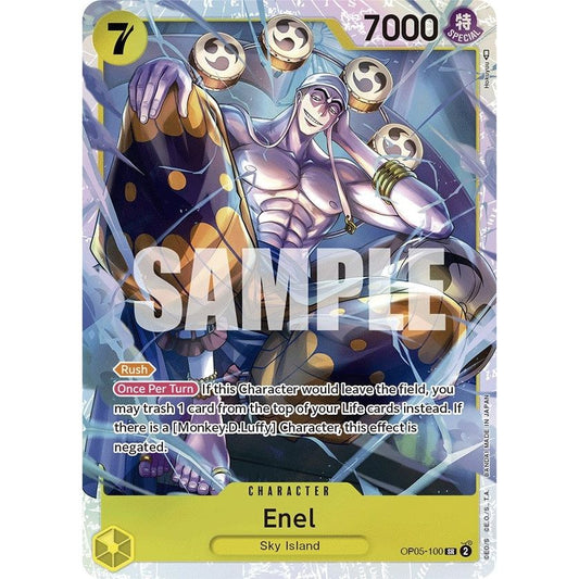 Image for Enel (100) (OP05-100) (OP05) - One Piece Card Game