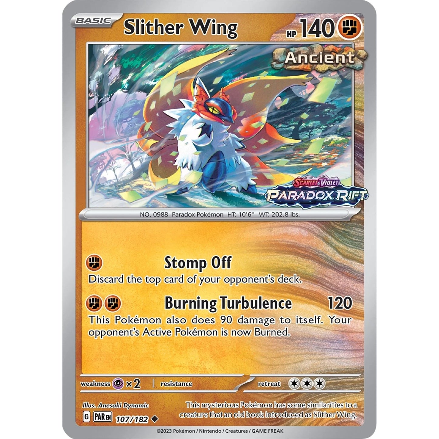 Image for Slither Wing - 107/182 (Store Exclusive Promo) (107/182) (MCAP) - Pokemon